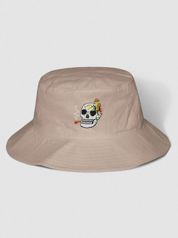 Smoking Skull Bucket Hat product image (1)