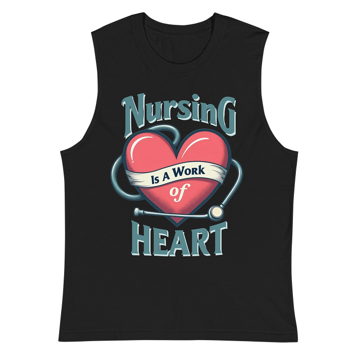 Nursing Heartbeat Muscle Tank product image (3)