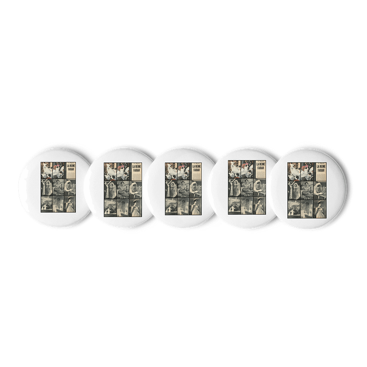 A ROYAL AFFAIR - SET OF PIN BUTTONS product image (1)