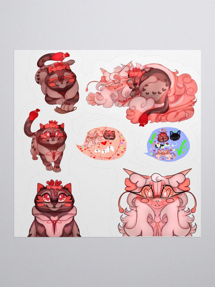 Strawberry Lesbians || Sticker Sheet product image (2)