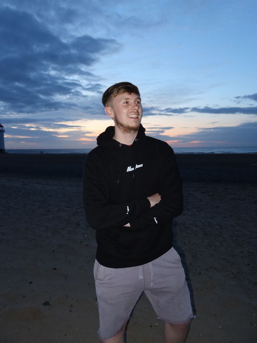 Booster - Classic Black Booster All Over Hoodie. product image (3)