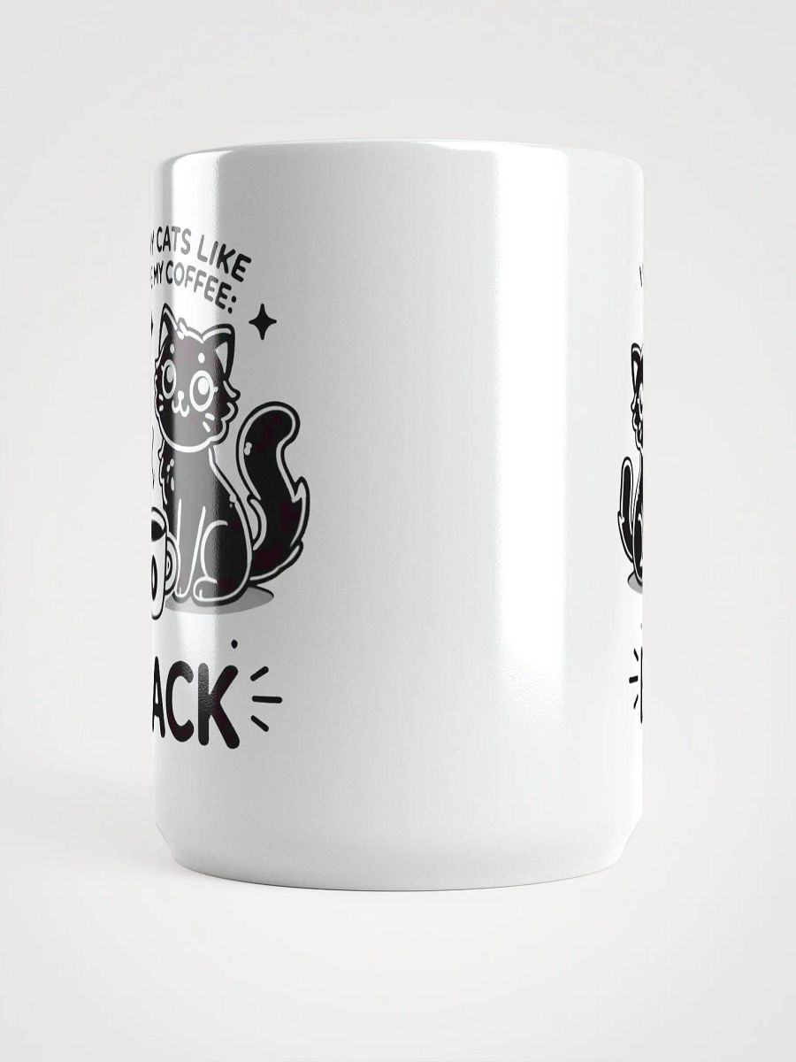 I Like My Cats Like My Coffee: Black - Coffee Mug product image (5)