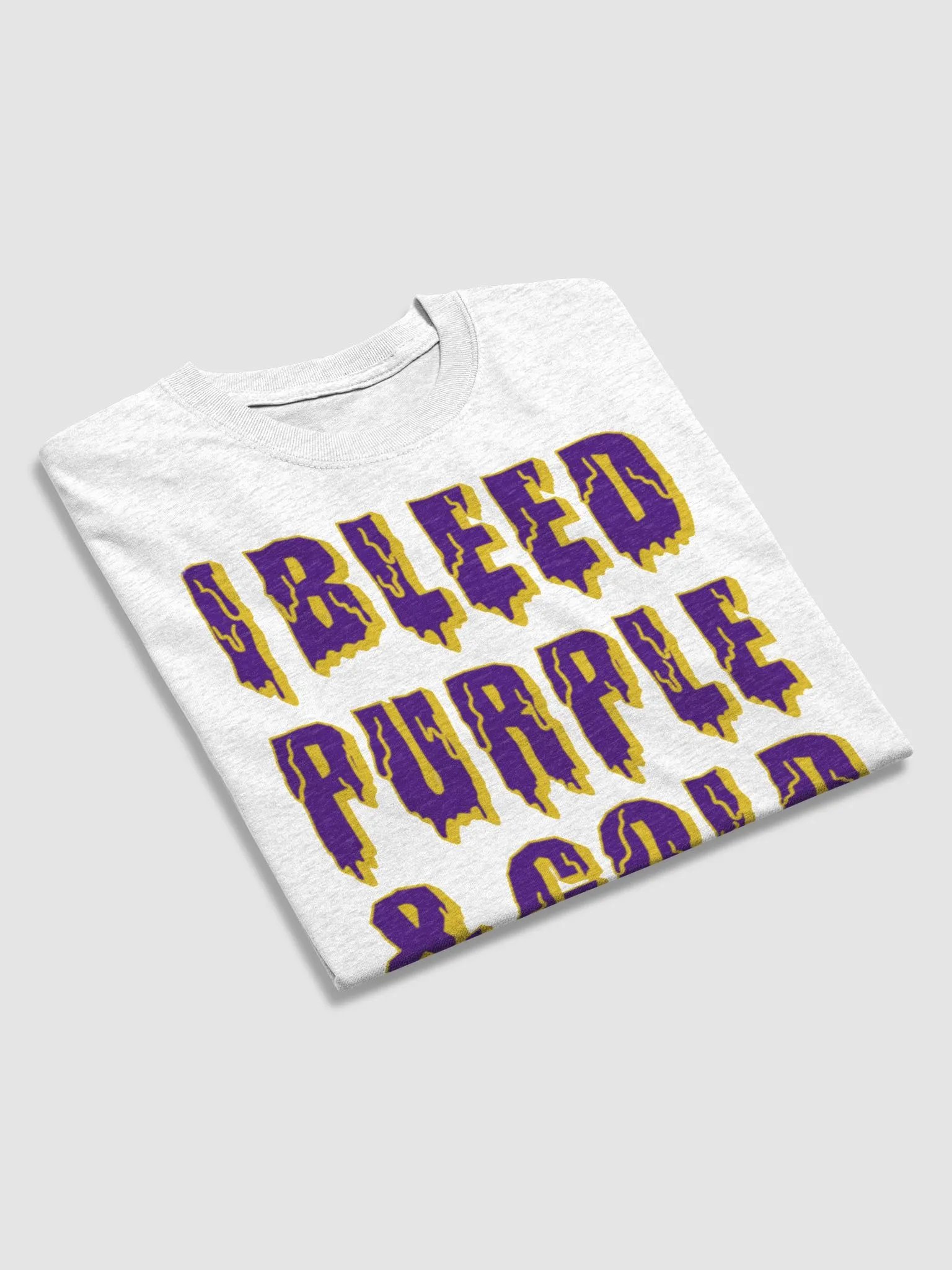 I BLEED PURPLE AND GOLD T-SHIRT product image (4)