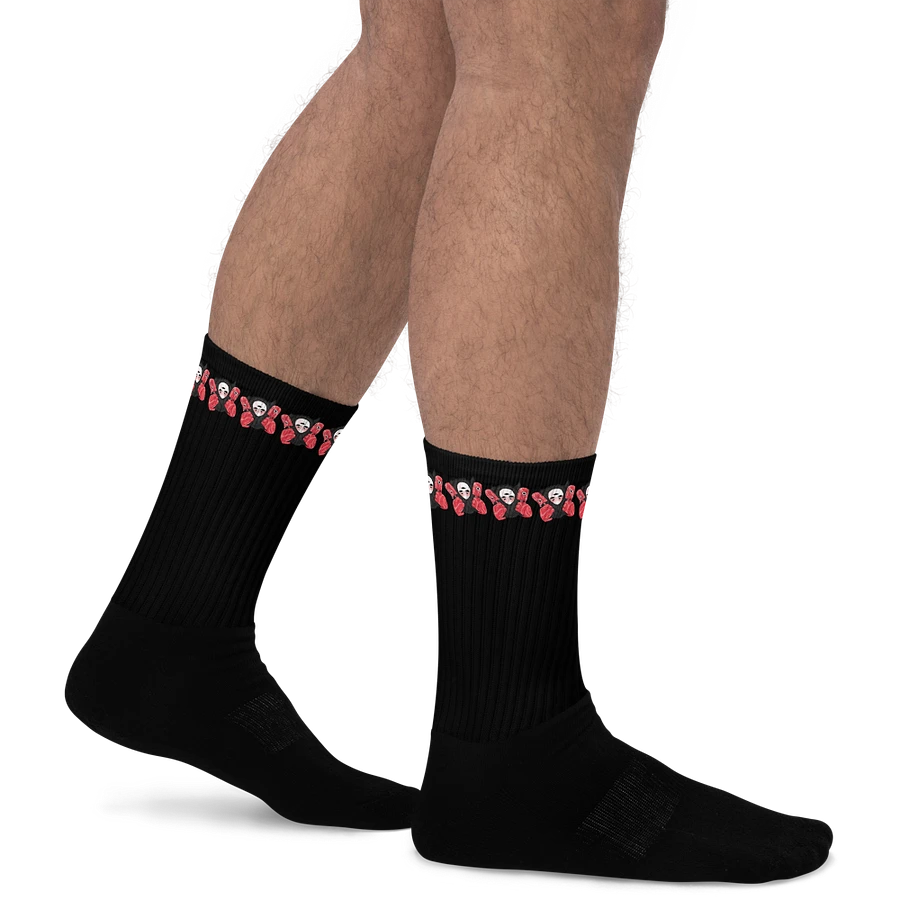 Black Visceral Stripe Socks product image (21)