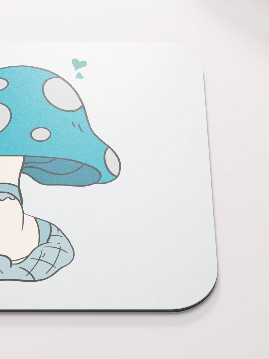 Mushroom Baddie Desk Mat - Dark Blue product image (5)