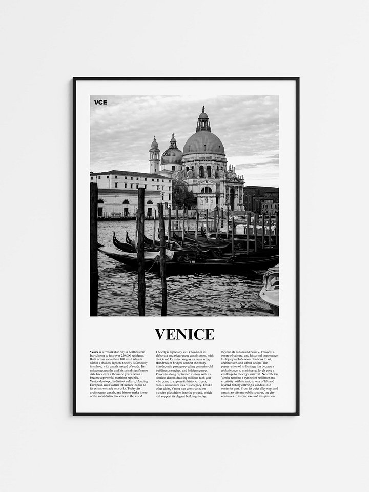 Venice 02 Newspaper Poster product image (1)