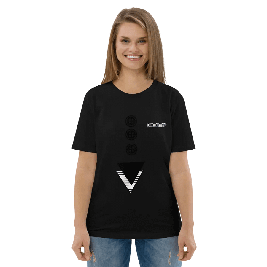 Triangles with buttons and hankie Organic Cotton T-Shirt product image (7)