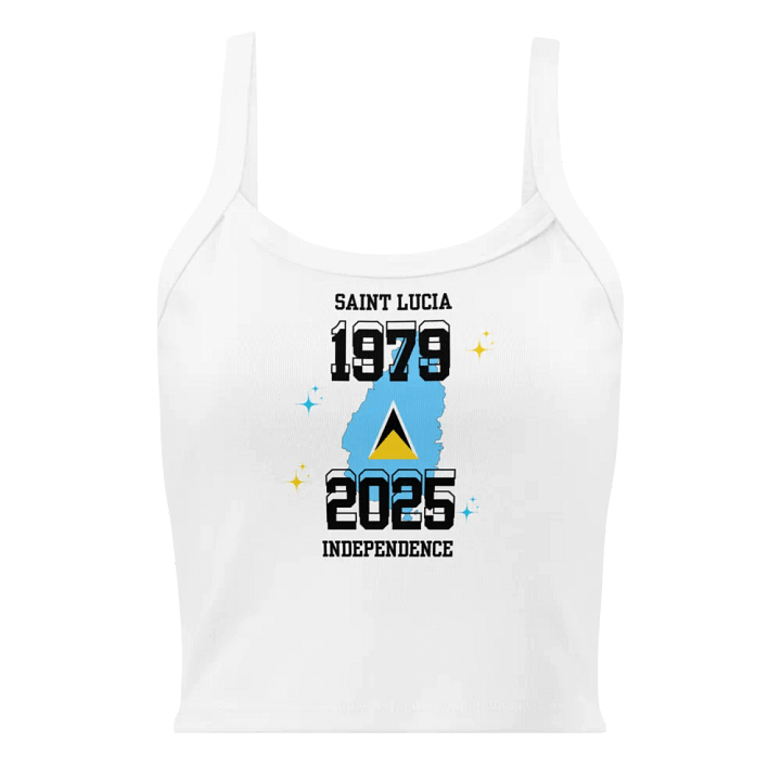 Saint Lucia Flag Geometric Women's Tank Top product image (11)