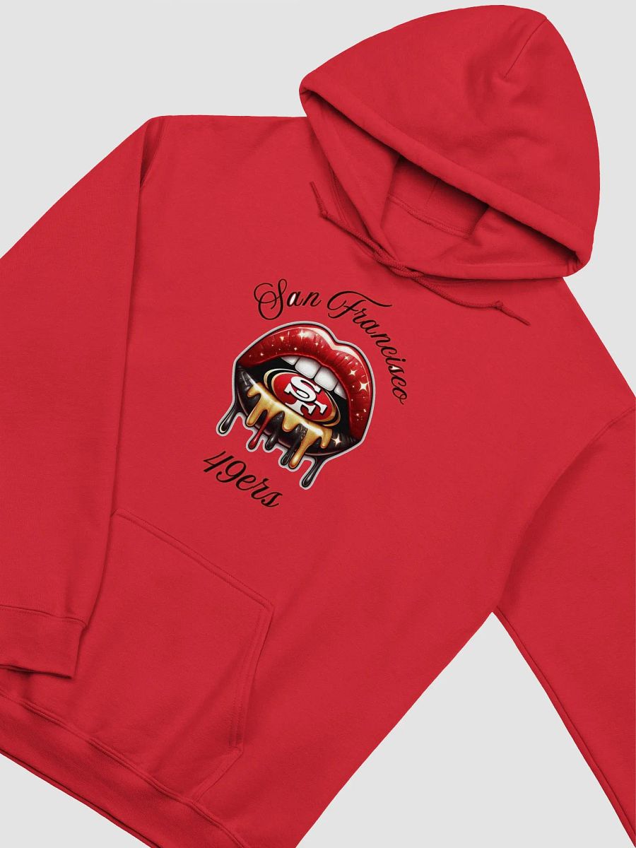 SF 49ers Glitter Lips Hoodie product image (19)