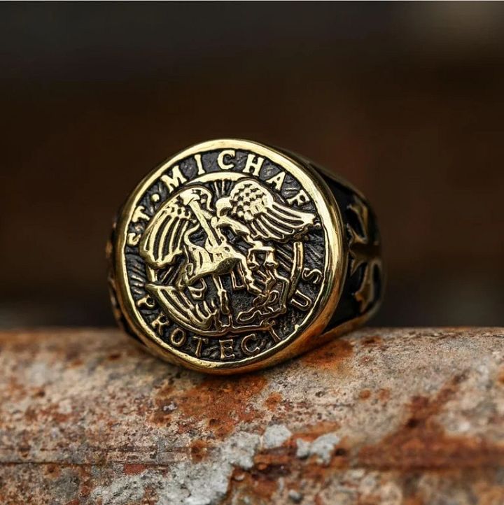 The Armored Kingdom Saint Michael Ring product image (1)