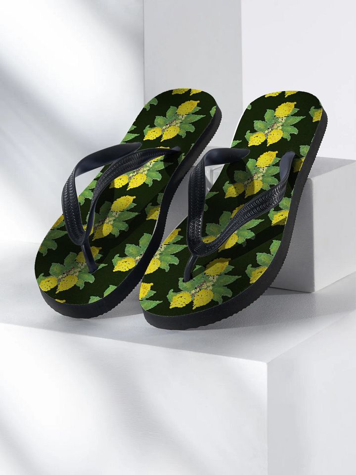 Lemon Love Black Flip-Flop product image (1)