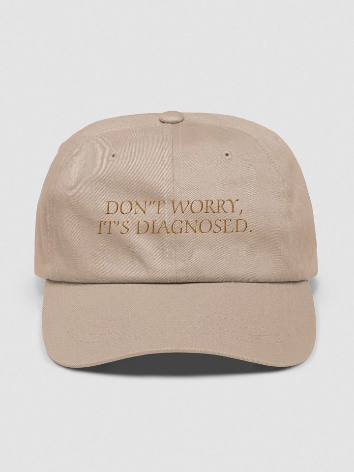 DW, IT'S DIAGNOSED. (brass thread) classic dad hat product image (49)