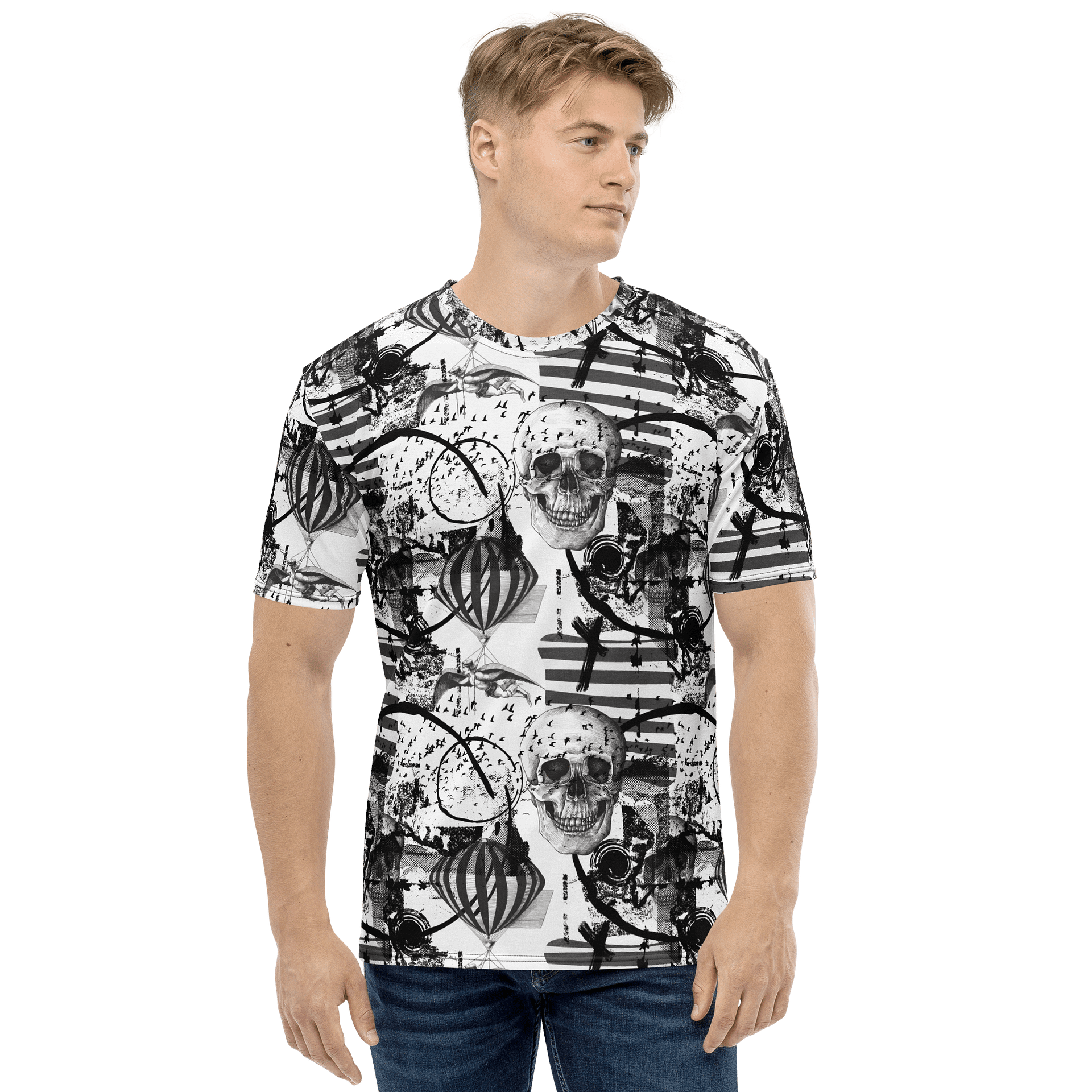 Surreal Collage 'Skullery' Print Tee product image (2)