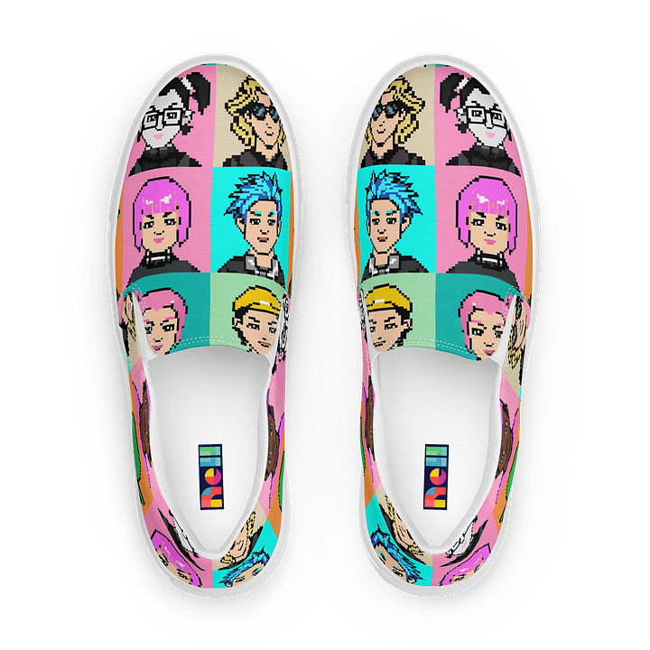 Pixel Portraits Women's Canvas Shoes product image (1)