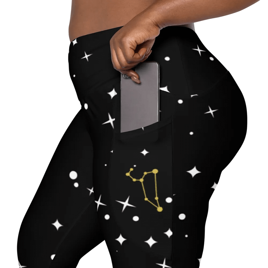 Stellar Leo Crossover Leggings with Pockets product image (8)