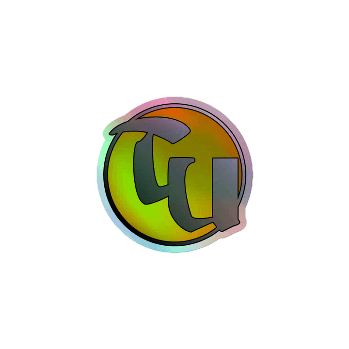 TU Holographic Sticker product image (1)