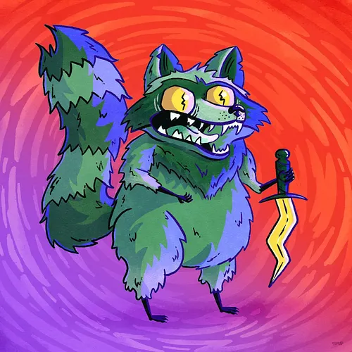 A “Masked Maniac” for this week’s @chaoticdrawalong. All the color and light for this insane raccoon.

#chaoticdrawalong #dig...