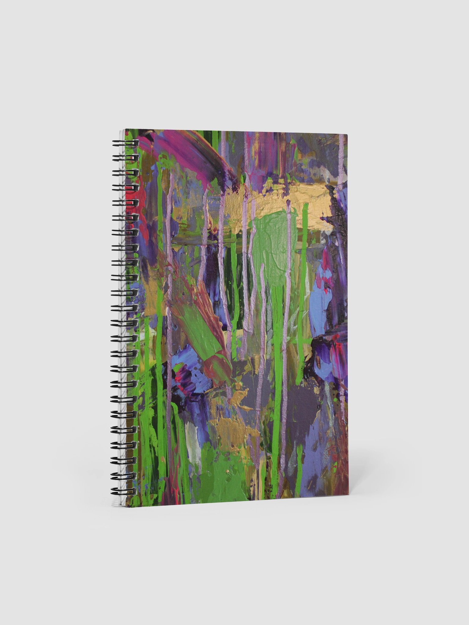 Brat Green Spiral Notebook product image (2)