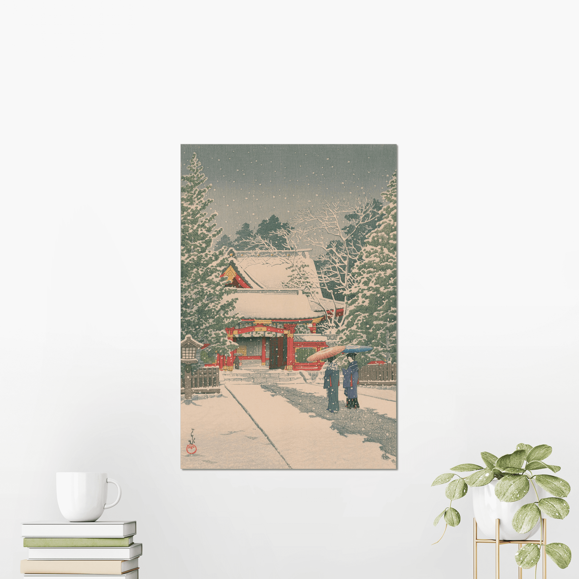 Snow at Hie Shrine - Kawase Hasui product image (2)