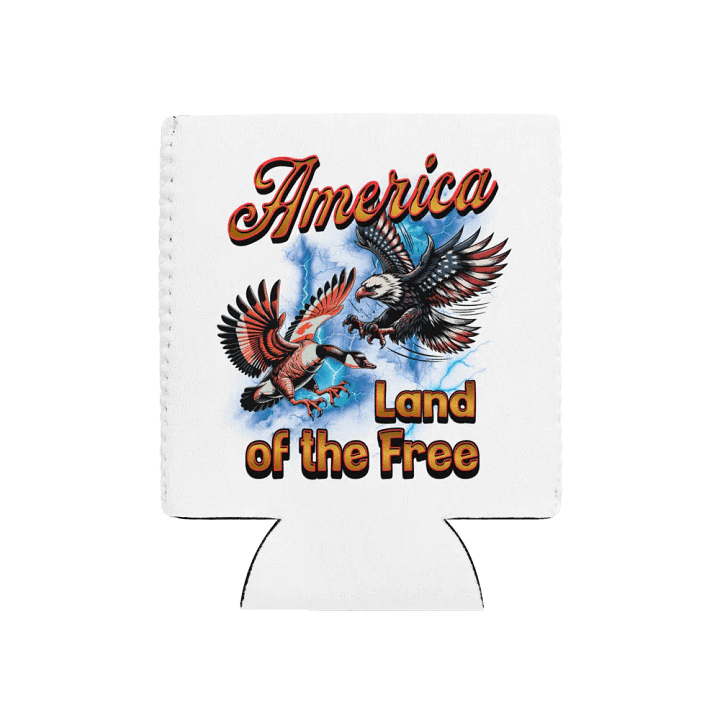 America Land Of The Free Spirit Can Cooler product image (1)