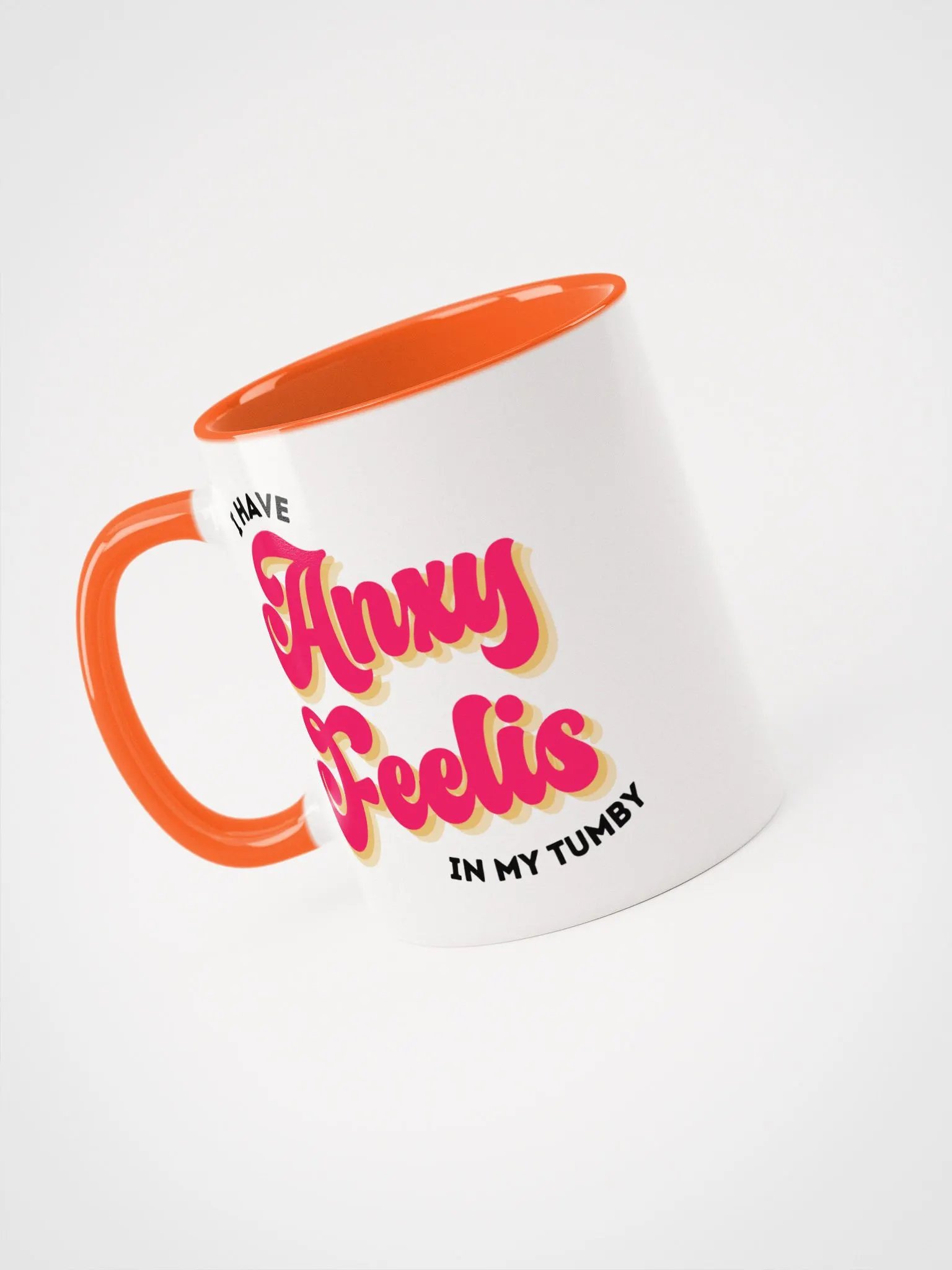 FAF Anxy Feelis Ceramic Mug (Color Inside) product image (7)