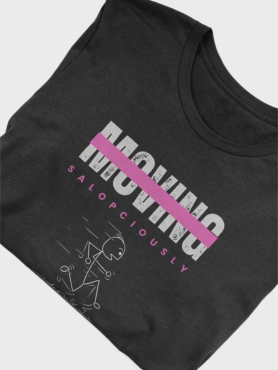 Moving Distorted Reality Pink Text Unisex T-Shirt product image (5)