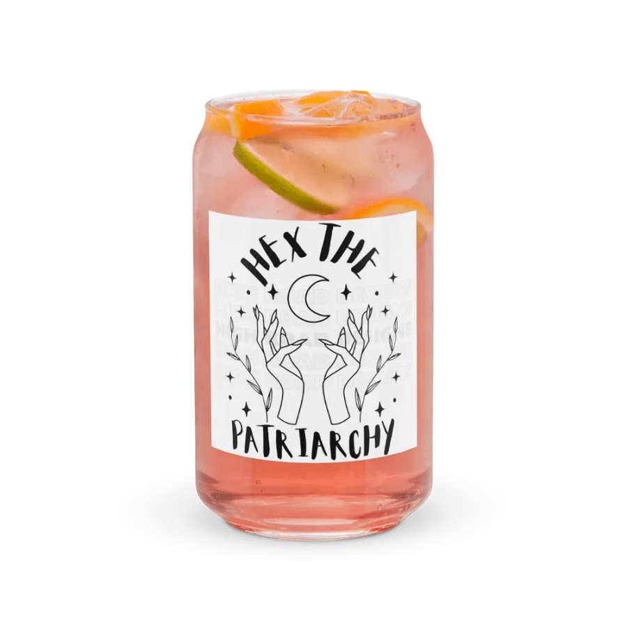 Hex The Patriarchy glass cup product image (37)