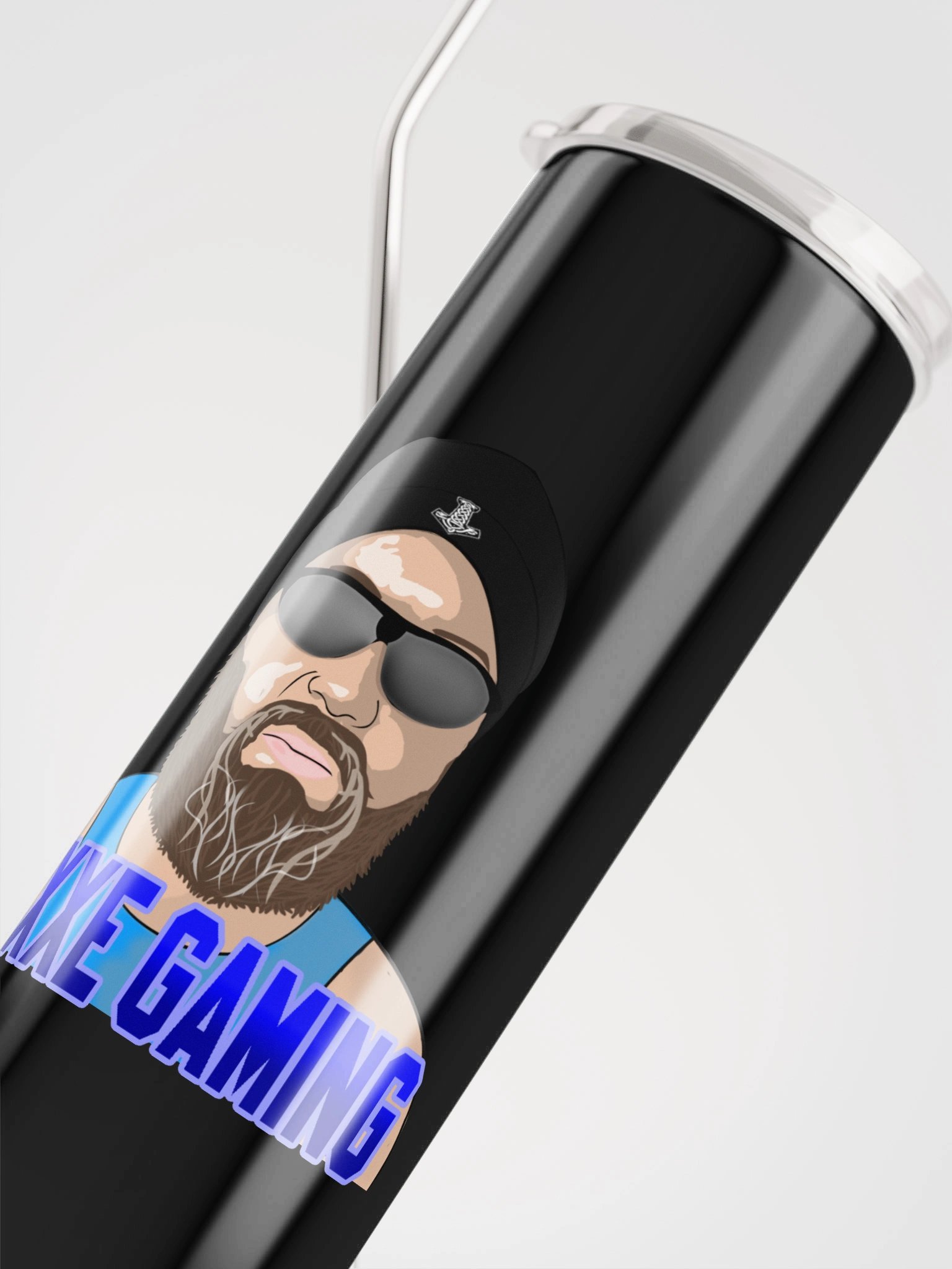 Bearded Gamer Stainless Steel Tumbler product image (4)