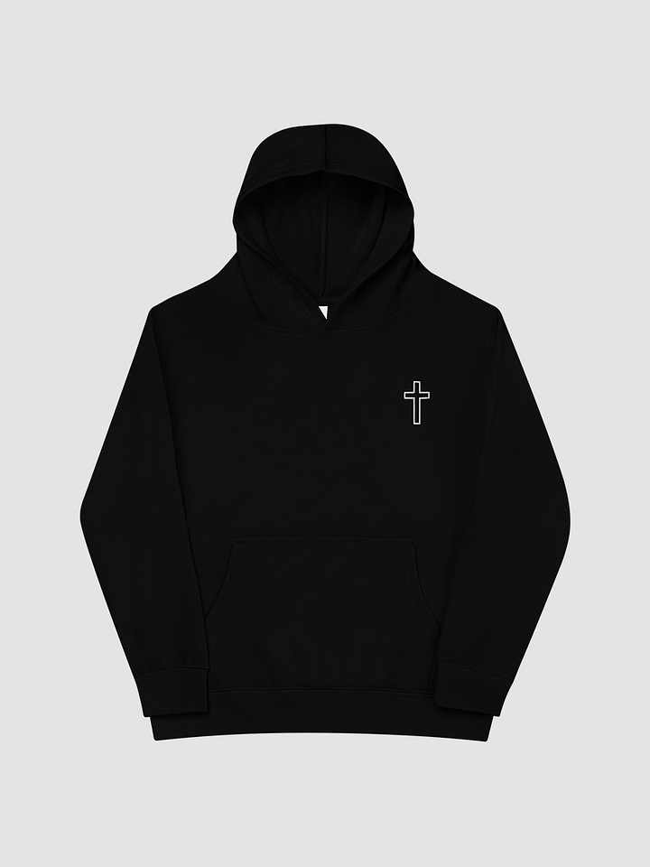 Youth Black Cross Hoodie product image (2)