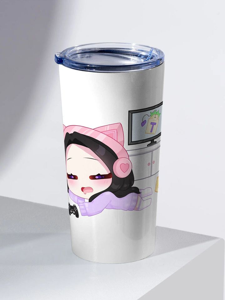 'Lazy Gamer' Chibi Stainless Steel Tumbler product image (2)