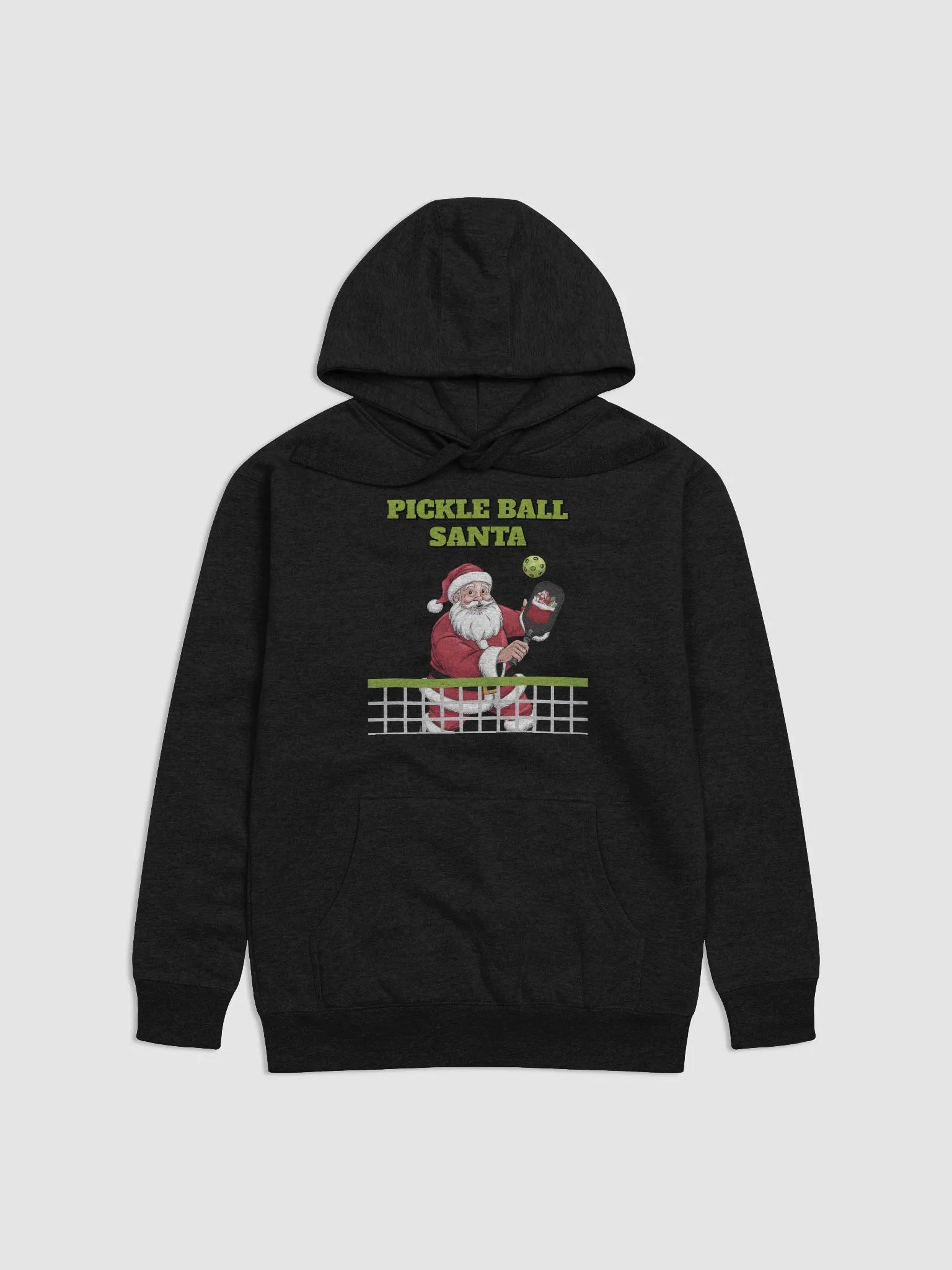 Pickle Ball Santa - Funny Christmas Hoodie product image (1)