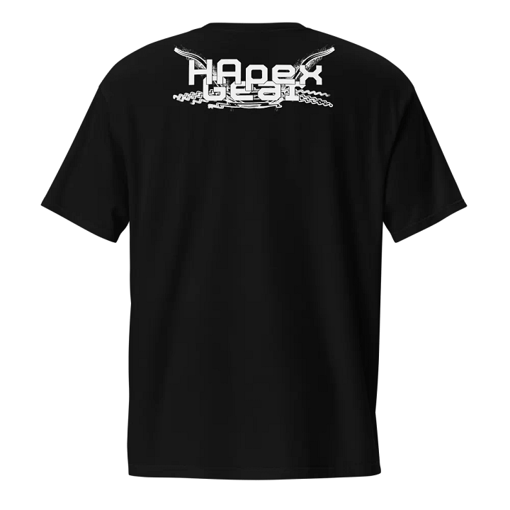 Unisex Garment-Dyed Pocket T-Shirt - White HApex Gear Black Logo product image (1)