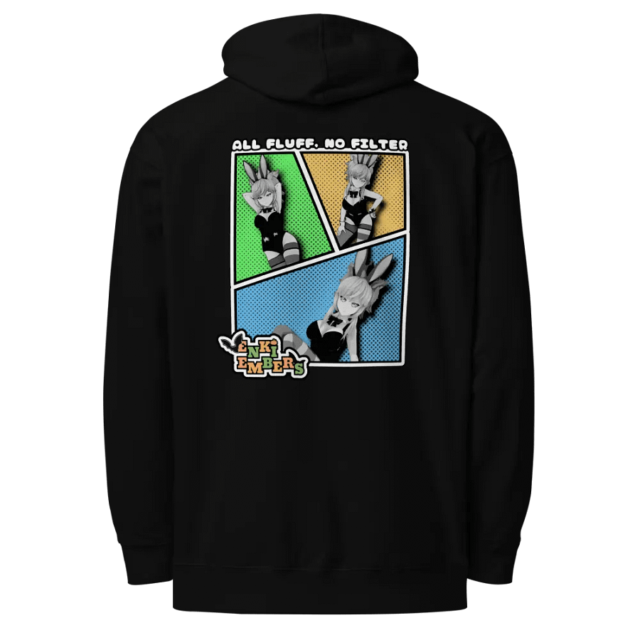 All Fluff, No Filter. Embroidered Hoodie product image (1)