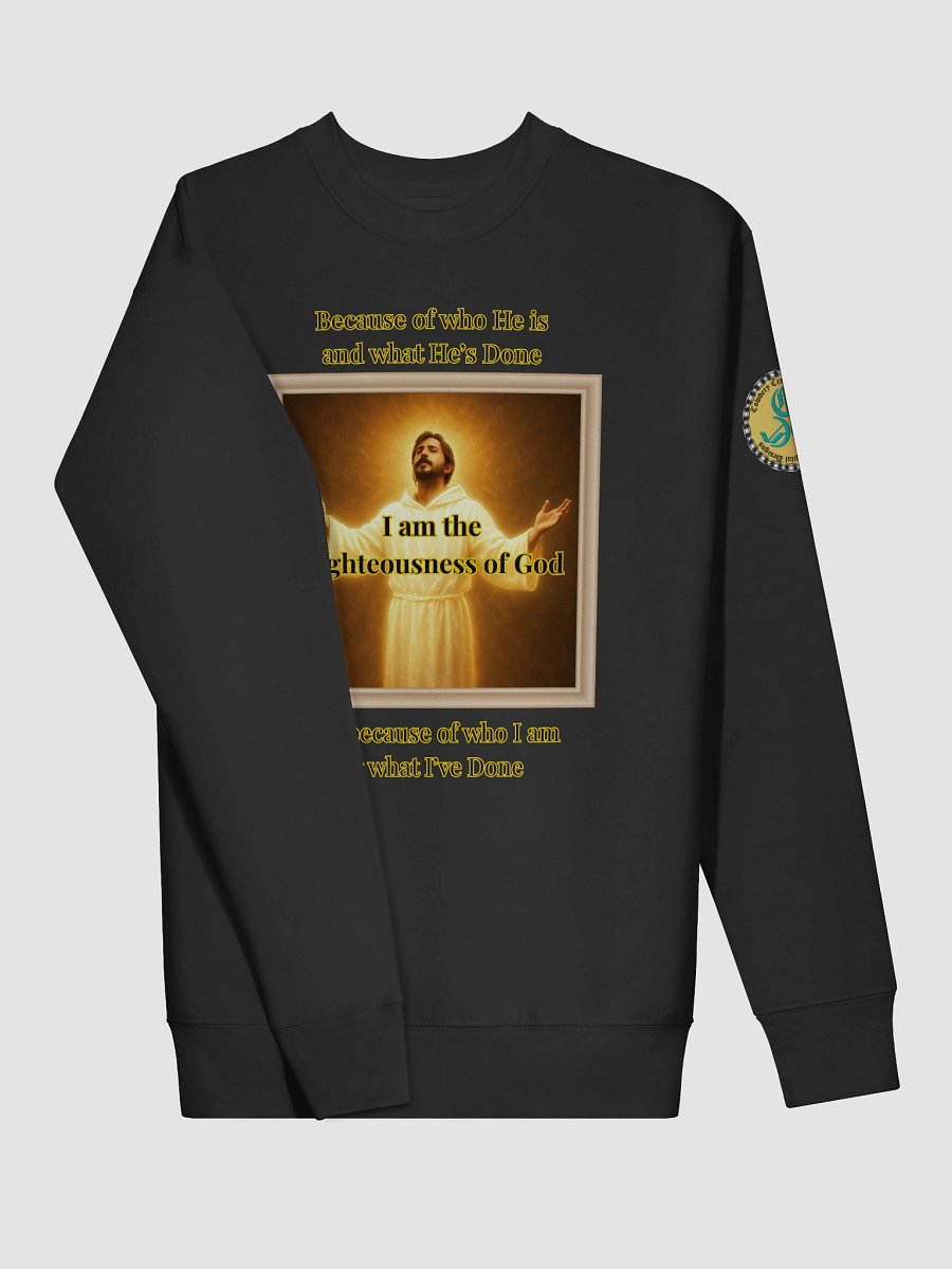 I am the Righteousness of God (Male) Cotton Heritage Premium Sweatshirt product image (3)