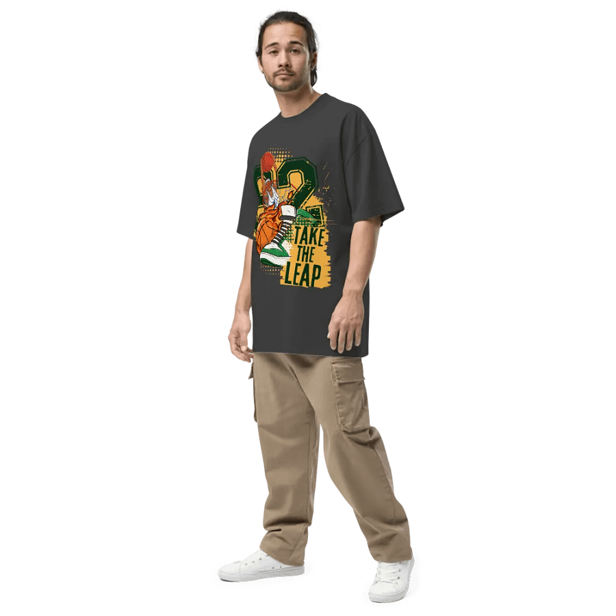 Take the leap Oversized fit unisex tee product image (6)