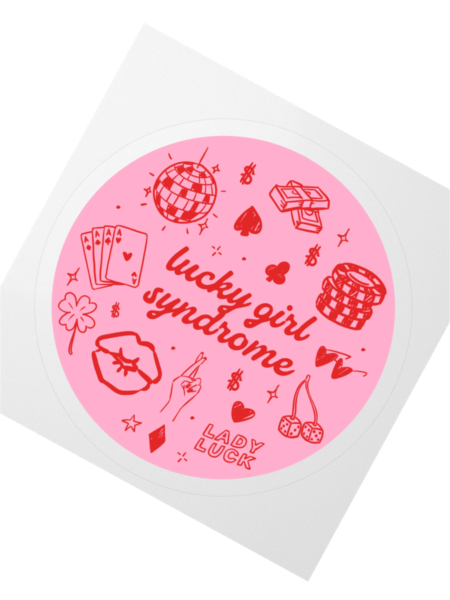 Lucky Girl Syndrome Sticker product image (2)