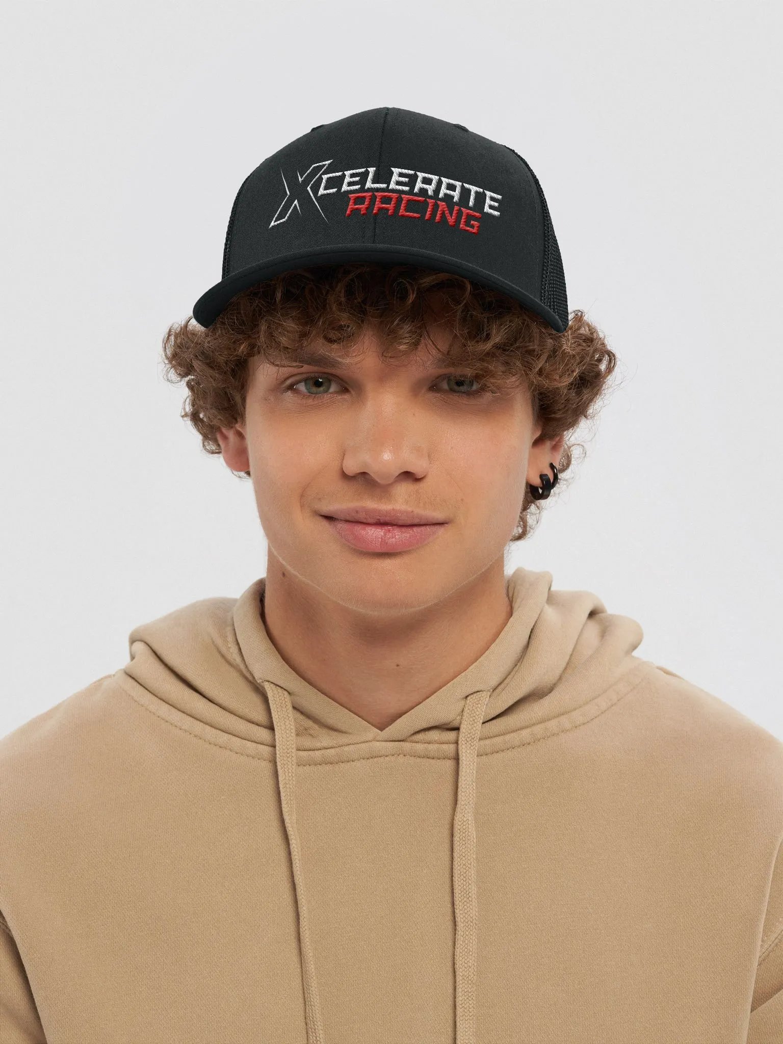Xcelerate Racing Solo Logo Trucker Hat product image (23)