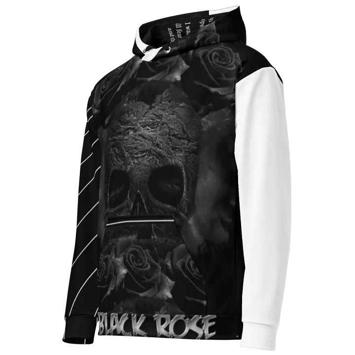 Boni Faas - Black Rose Ethereal Decay Unisex Hoodie product image (2)