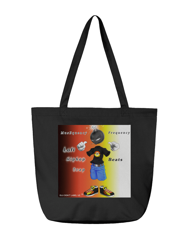 DLU DON’T LABEL US™ MusEquency Cartoon Tote Bag product image (6)
