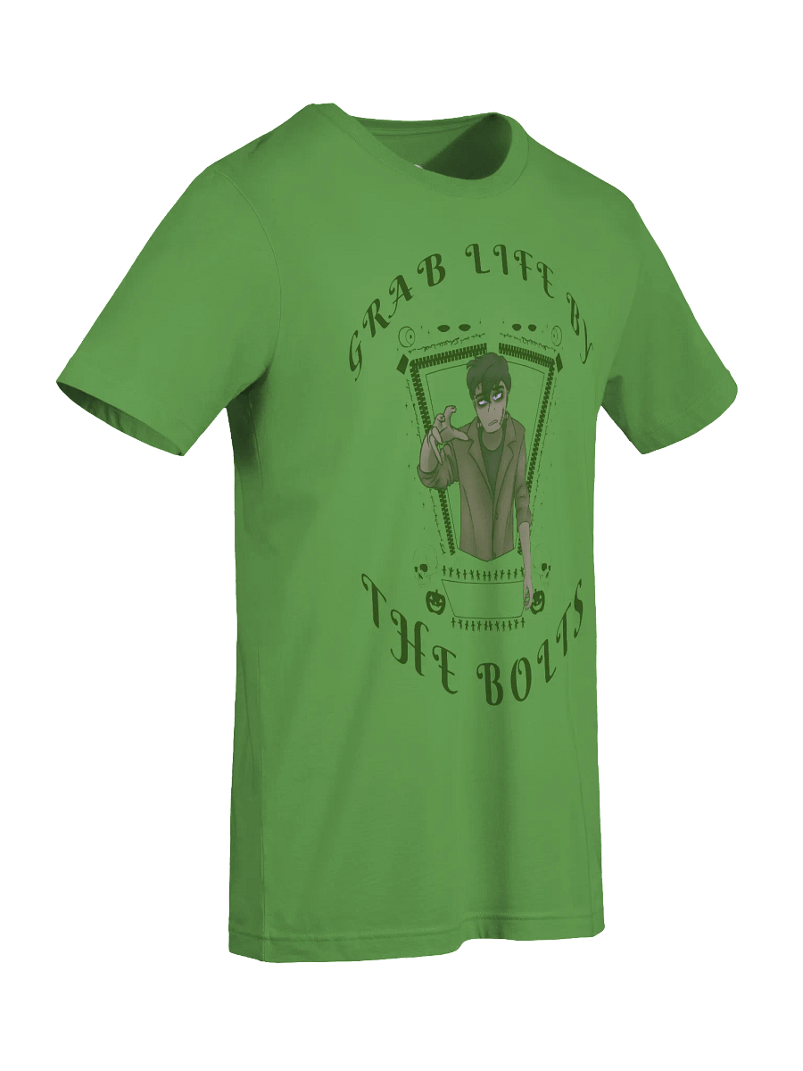 "Grab Life by the Bolts" Halloween Ropo Tee product image (18)