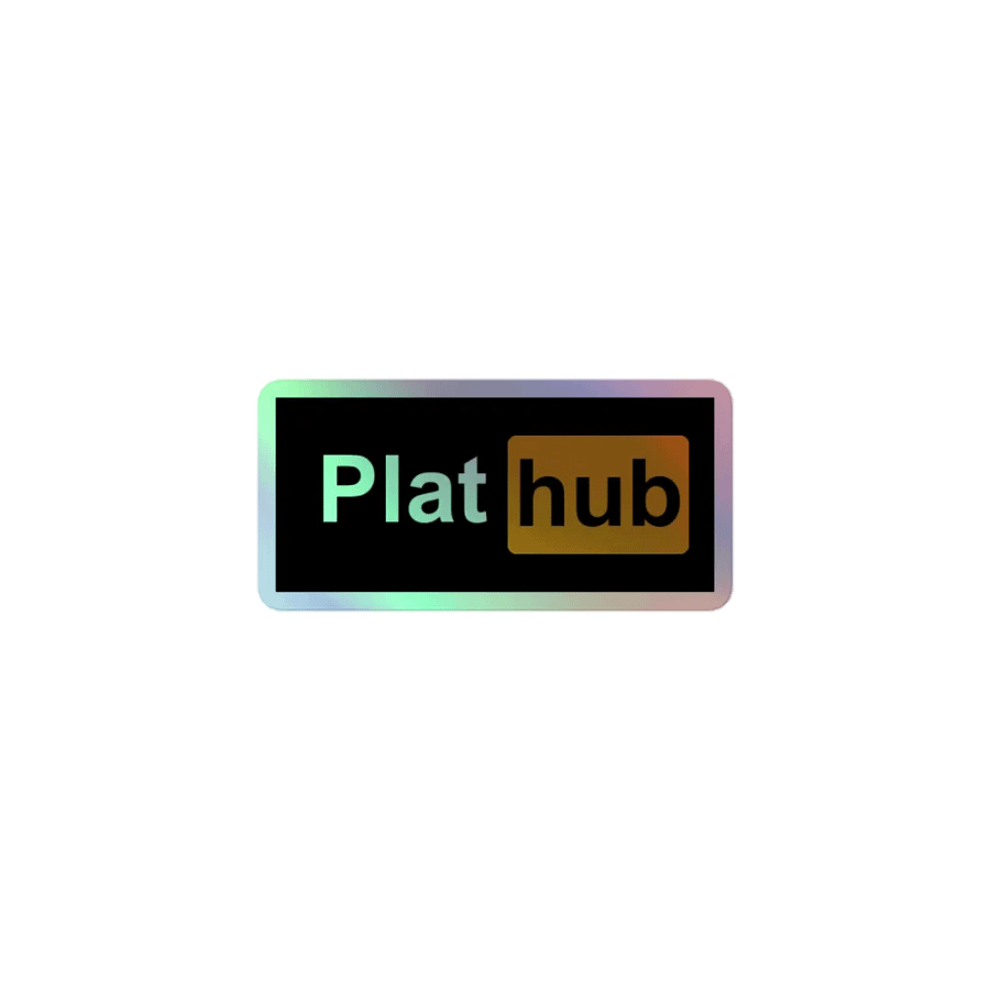 PlatHub Holo Sticker product image (1)