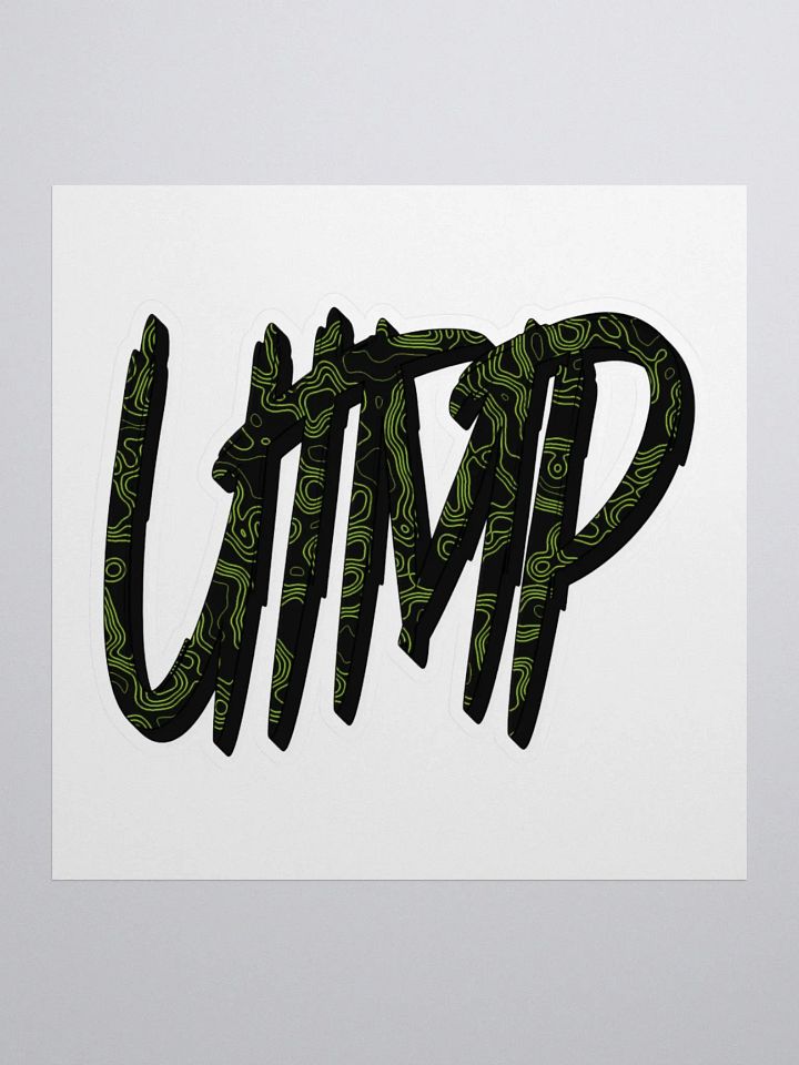 Kiss Cut Sticker - UTMP Logo Topo Stealth product image (2)