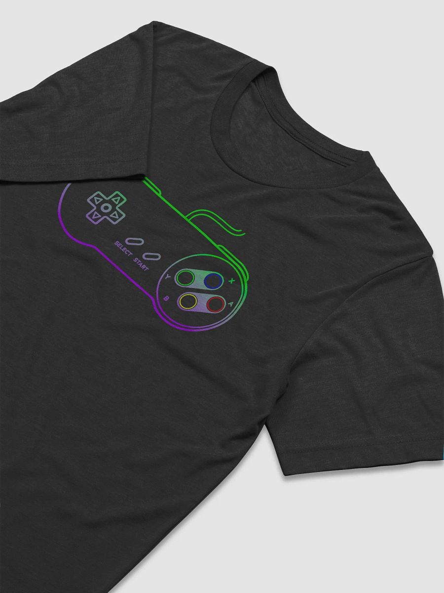 SNES Controller Shirt - Neon Green/Purple product image (12)