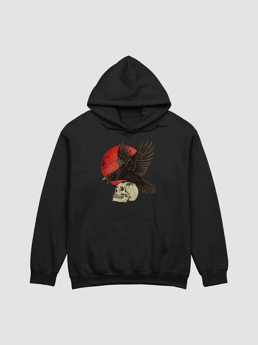 Raven & Skull Hoodie – Dark Gothic Aesthetic Sweatshirt | Alternative & Occult Streetwear product image (1)