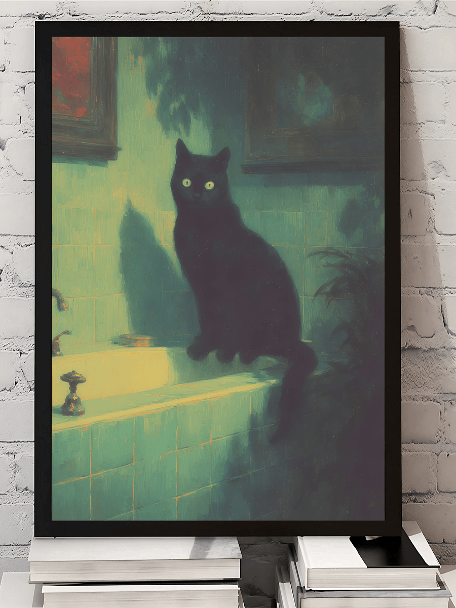 Ethereal Feline - Nocturnal Glow Art product image (4)
