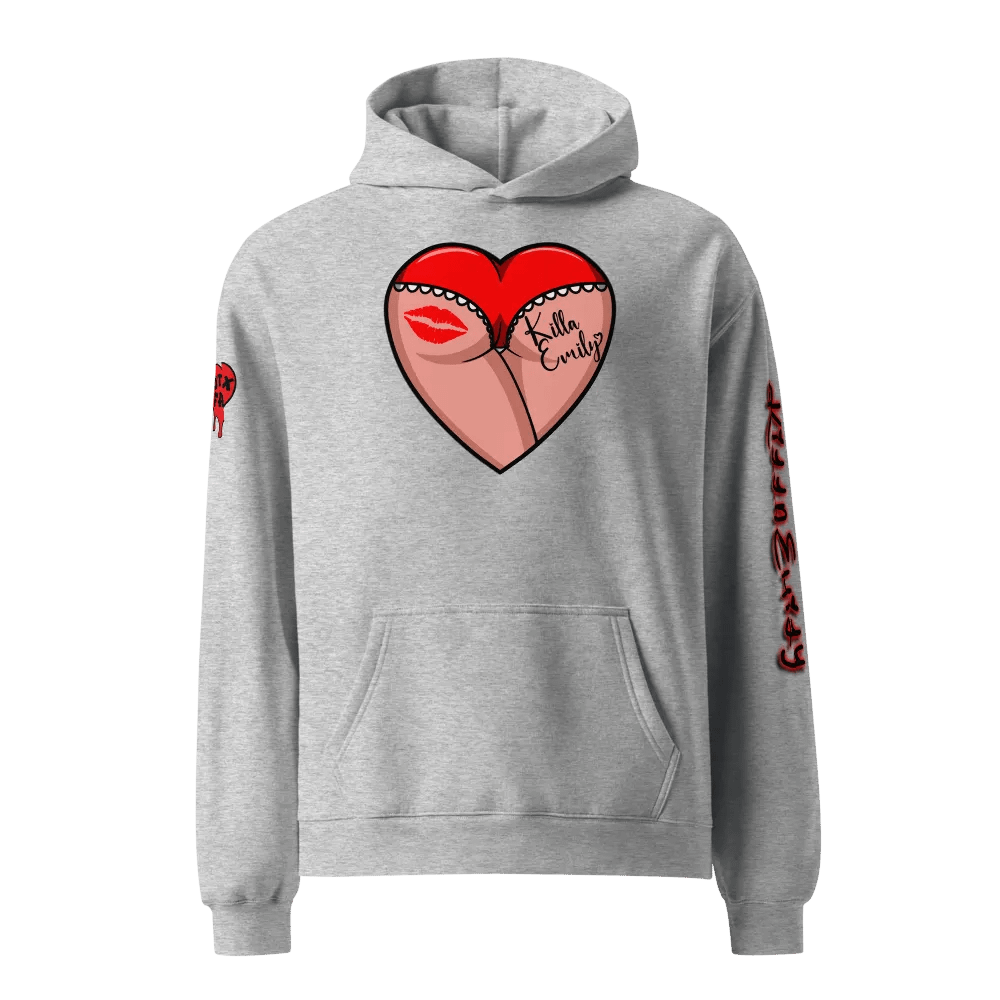 UNISEX HOT BOX FAM KILLA_EMILY RED HEART BUTT LOGO product image (50)