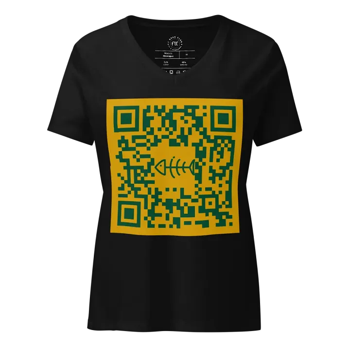 F*Seattle QR code Women's V neck product image (19)