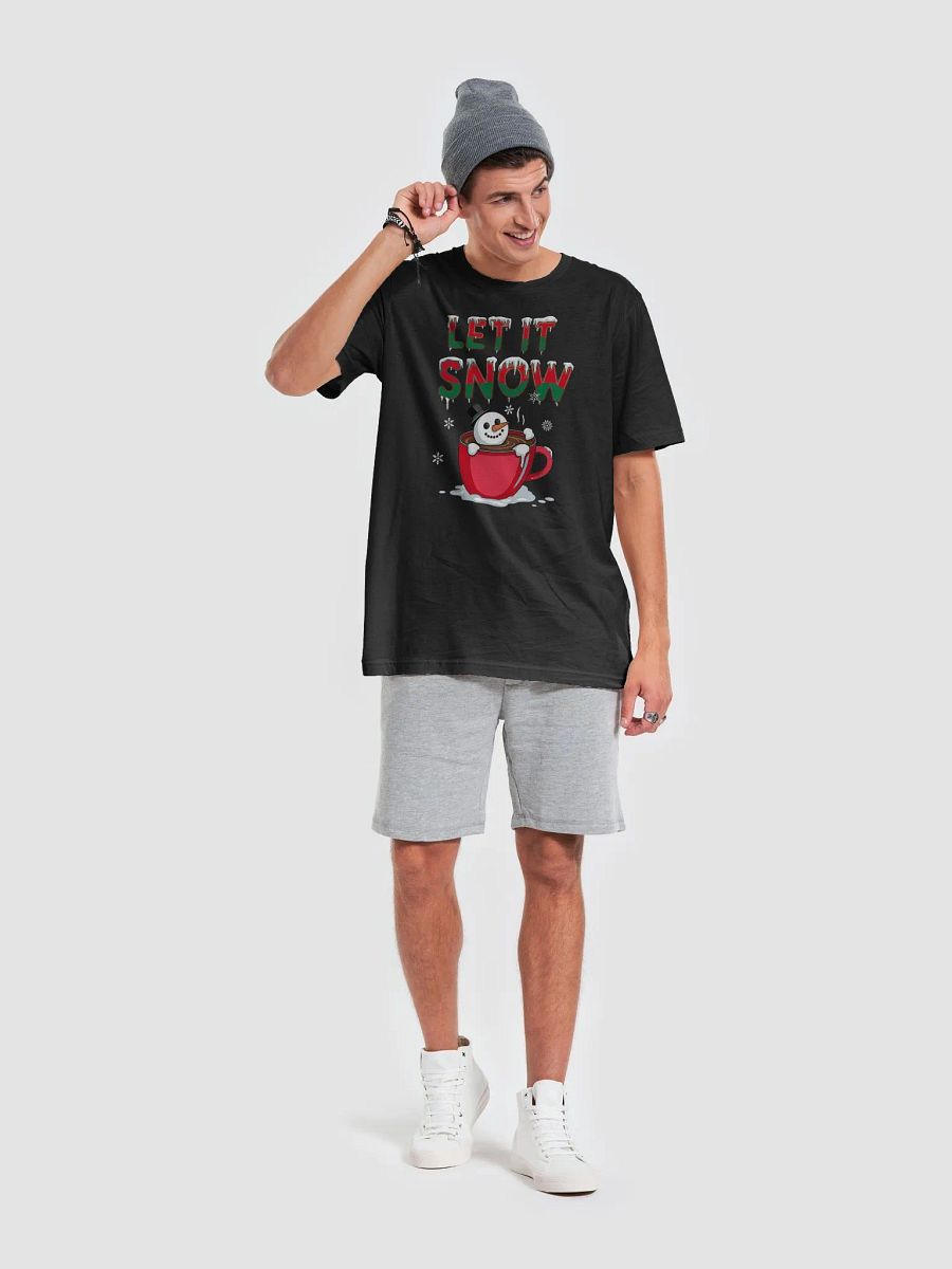 Let It Snow Snowman Christmas Unisex T-shirt for men and women product image (46)