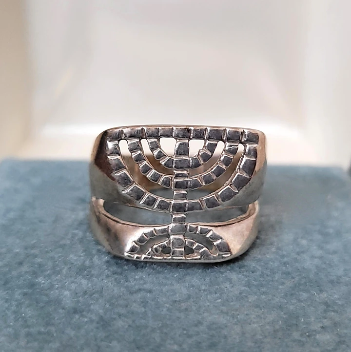 Sterling Silver Menorah Ring product image (1)