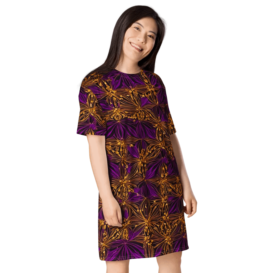 Swirl Enigma T Shirt Dress product image (8)